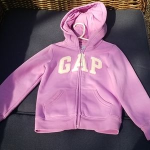 Kids Gap girls zip up hoodie